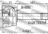 Шрус зовнішній 27X50X28 (NISSAN TERRANO III PATHFINDER R50 1995-2003) FEBEST 0210-064 (фото 2)