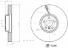 Диск гальмівний (передній правий) BMW 5 (G30/G31)/7 (G11/12)/ X5 (G05) 16- FEBI BILSTEIN 175490 (фото 3)