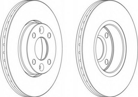 Гальмівний диск FERODO DDF1201 (фото 1)