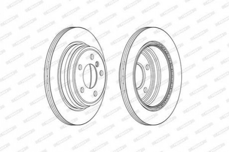 Тормозной диск FERODO DDF2313C (фото 1)