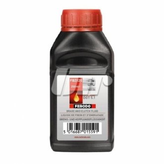 Жидкость тормозная DOT 5.1 BRAKE FLUID FERODO FBZ025 (фото 1)