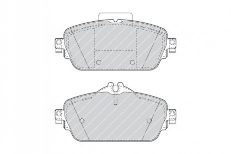 Колодки тормозные FERODO FDB4870 (фото 1)
