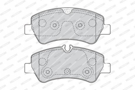 Гальмівні колодки, дискові FERODO FVR4398 (фото 1)