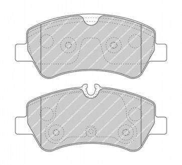 Гальмівні колодки, дискові FERODO FVR5075 (фото 1)