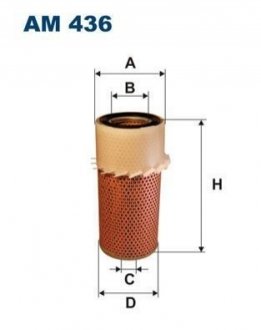Фільтр повітря FILTRON AM 436 (фото 1)