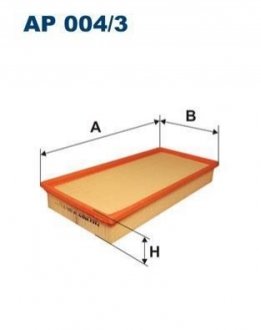Фільтр повітря FILTRON AP 004/3 (фото 1)