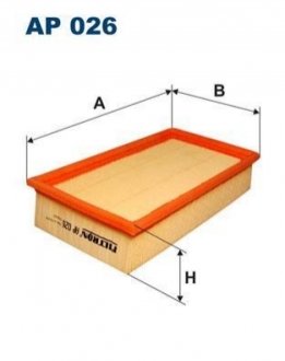 Фільтр повітря FILTRON AP 026 (фото 1)