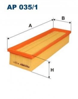 Фільтр повітря FILTRON AP 035/1 (фото 1)