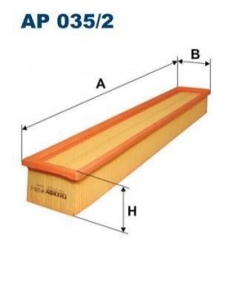 Фільтр повітря FILTRON AP 035/2 (фото 1)
