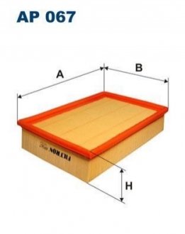 Фільтр повітря FILTRON AP 067 (фото 1)