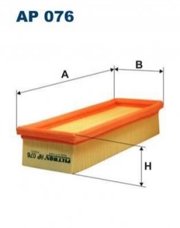 Фільтр повітряний FILTRON AP076 (фото 1)