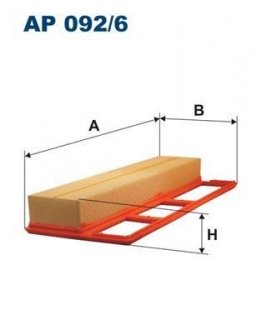 Фільтр повітряний FILTRON AP0926 (фото 1)