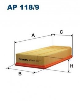 Фільтр повітряний FILTRON AP1189 (фото 1)