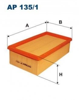 Фільтр повітря FILTRON AP 135/1 (фото 1)