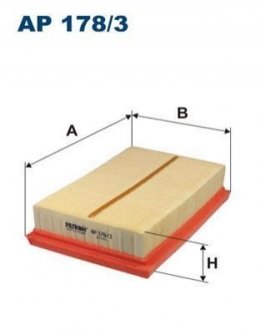 Фільтр повітря FILTRON AP 178/3 (фото 1)