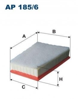 Фільтр повітря FILTRON AP 185/6 (фото 1)