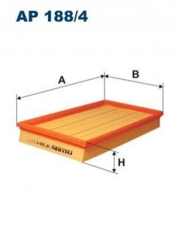 Фільтр повітря FILTRON AP 188/4 (фото 1)