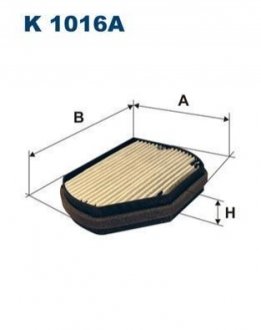 Фільтр салону FILTRON K 1016A (фото 1)