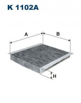Фільтр салону FILTRON K 1102A (фото 1)