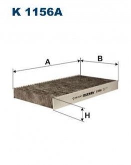 Фільтр салону FILTRON K 1156A (фото 1)
