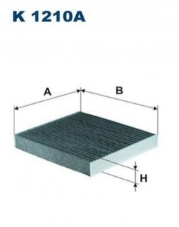 Фільтр салону FILTRON K 1210A (фото 1)