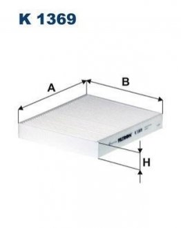 Фільтр салону FILTRON K 1369 (фото 1)