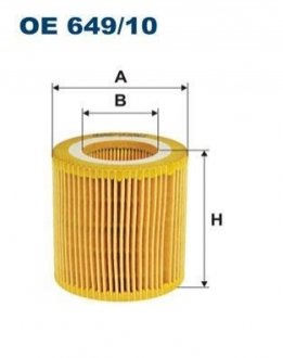 Фільтр масляний FILTRON OE 649/10 (фото 1)