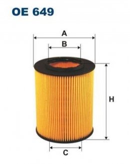 Фільтр масляний FILTRON OE 649 (фото 1)