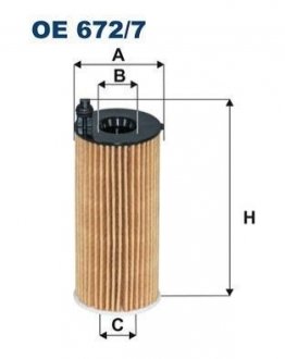 Фільтр масляний FILTRON OE 672/7A (фото 1)