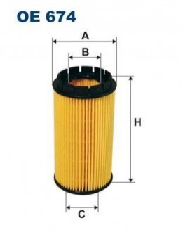 Фільтр масляний FILTRON OE 674 (фото 1)