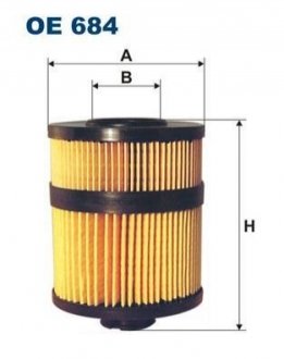 Фільтр масляний FILTRON OE 684 (фото 1)