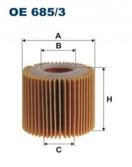 Фільтр масляний FILTRON OE 685/3 (фото 1)