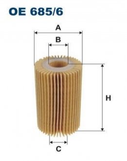 Фільтр масляний FILTRON OE 685/6 (фото 1)