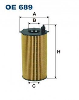 Фільтр масляний FILTRON OE 689 (фото 1)