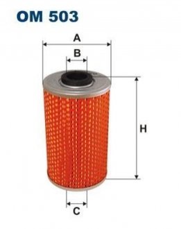 Фільтр масляний FILTRON OM 503 (фото 1)