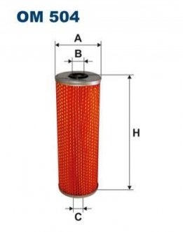 Фільтр масляний FILTRON OM 504 (фото 1)