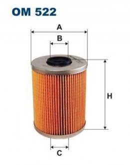 Фільтр масляний FILTRON OM 522 (фото 1)