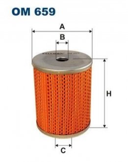 Фільтр масляний FILTRON OM 659 (фото 1)