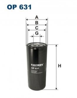 Фільтр масляний FILTRON OP 631 (фото 1)
