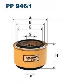 Фільтр палива FILTRON PP 946/1 (фото 1)