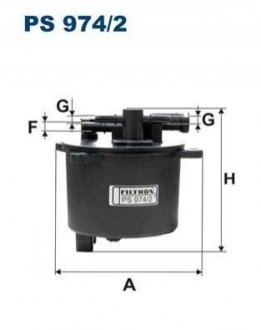 Фільтр палива FILTRON PS 974/2 (фото 1)