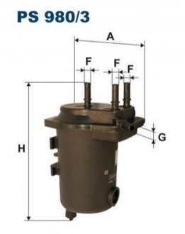 Фільтр палива FILTRON PS 980/3 (фото 1)