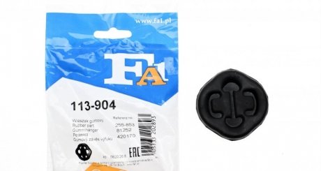 Кронштейн глушителя VW,AUDI,SKODA,SEAT Fischer Automotive One (FA1) 113-904 (фото 1)