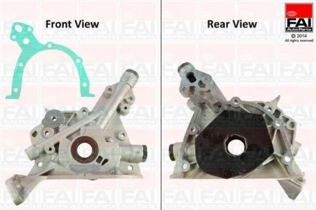 Масляна помпа Opel Astra G/Corsa C/Vectra B/C Z18XE,XEL 1.8,1.8 16V 00- Fischer Automotive One (FA1) OP242 (фото 1)