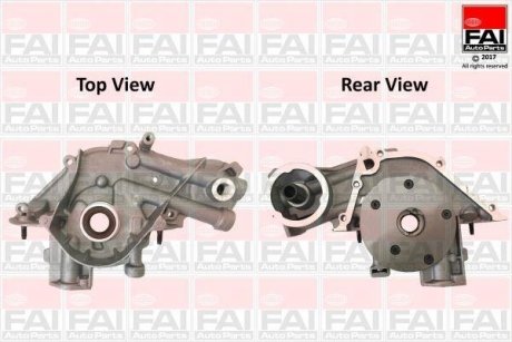 Pompa oleju FIAT PANDA (169) 1.1 (187A1000) Fischer Automotive One (FA1) OP265 (фото 1)