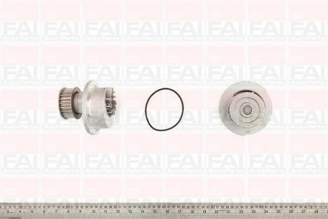 Водяна помпа Opel Astra F/G/Corsa B/Vectra B 1.4 16V/1.6 16V 1993- Fischer Automotive One (FA1) WP3084 (фото 1)