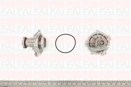 Водяна помпа VAG A4/A6/Felicia/Golf III/Passat/Polo/T-4 1.9SDI/TDI 1994- (1Z/AFF/AFN) Fischer Automotive One (FA1) WP6104 (фото 1)