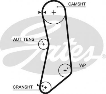 Ремень ГРМ Gates 5626XS (фото 1)