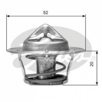 Термостат системи охолодження Gates TH04182G1 (фото 1)