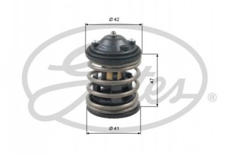 Термостат BMW 1 (F20)/4 (F36)/5 (F10) 1.6-3.0D 04- Gates TH47487G1 (фото 1)